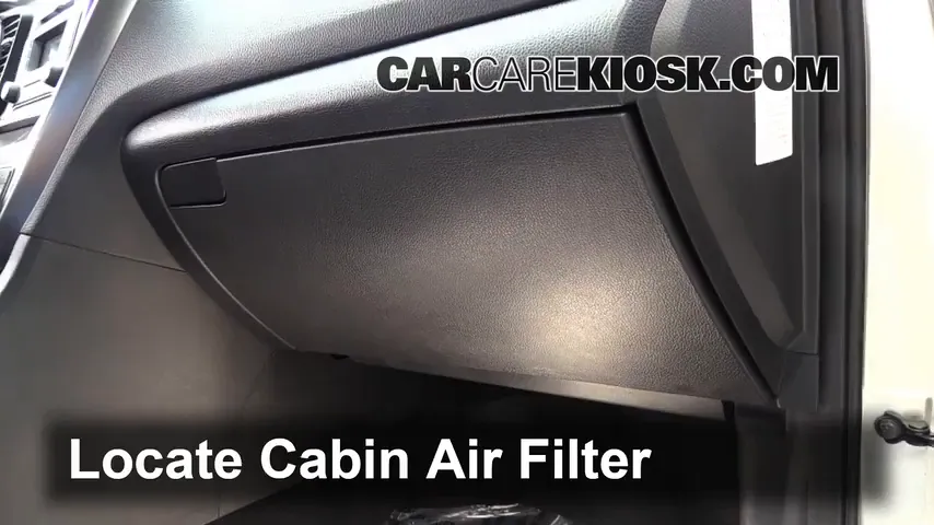 2012 Kia Optima Hybrid 2.4L 4 Cyl. Filtre à air (intérieur) Changement